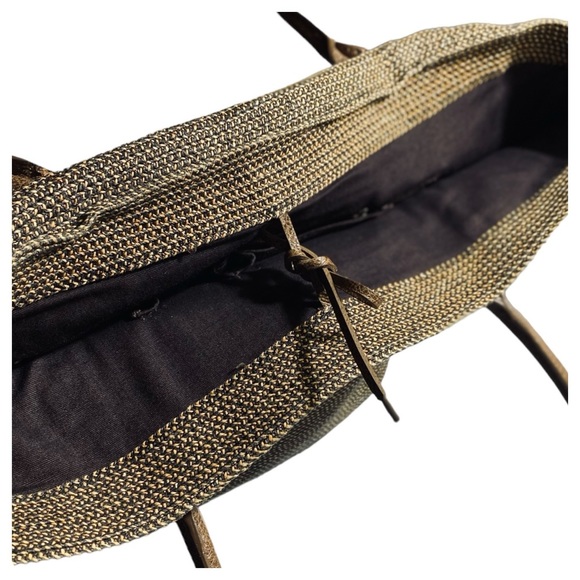 TALBOTS BOHO Style Braided Twine Tote Shoulder Bag - Picture 4 of 15